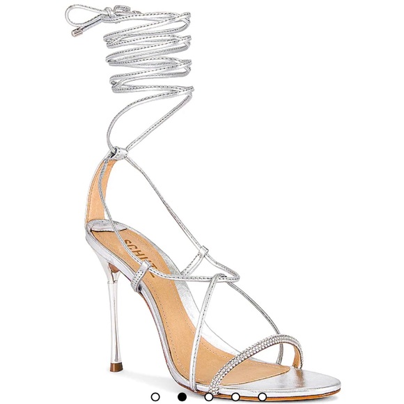 SCHUTZ Shoes - SCHUTZ Adeline Crystal Sandal in Silver